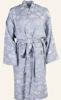 Kimono blå - 75x105 cm