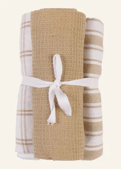 Kökshandduk beige - 50x70 cm