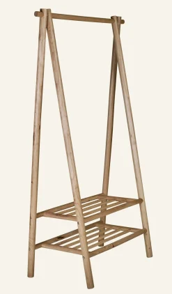 Klädhängare natur - 83x45x152 cm