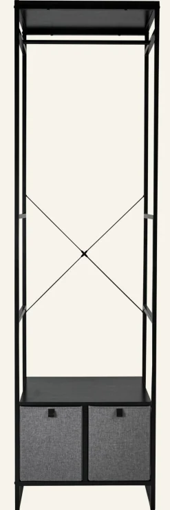 Klädhängare svart - 60x46,5x215 cm
