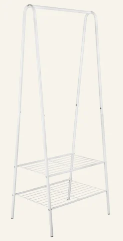 Klädhängare vit - 60x45x152 cm