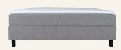 Kontinentalsäng grå - 90x200 cm