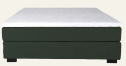 Kontinentalsäng medium olivgrön - 180x200 cm