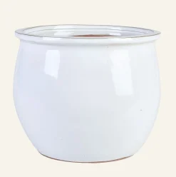 Kruka offwhite - 21x21x17,5 cm