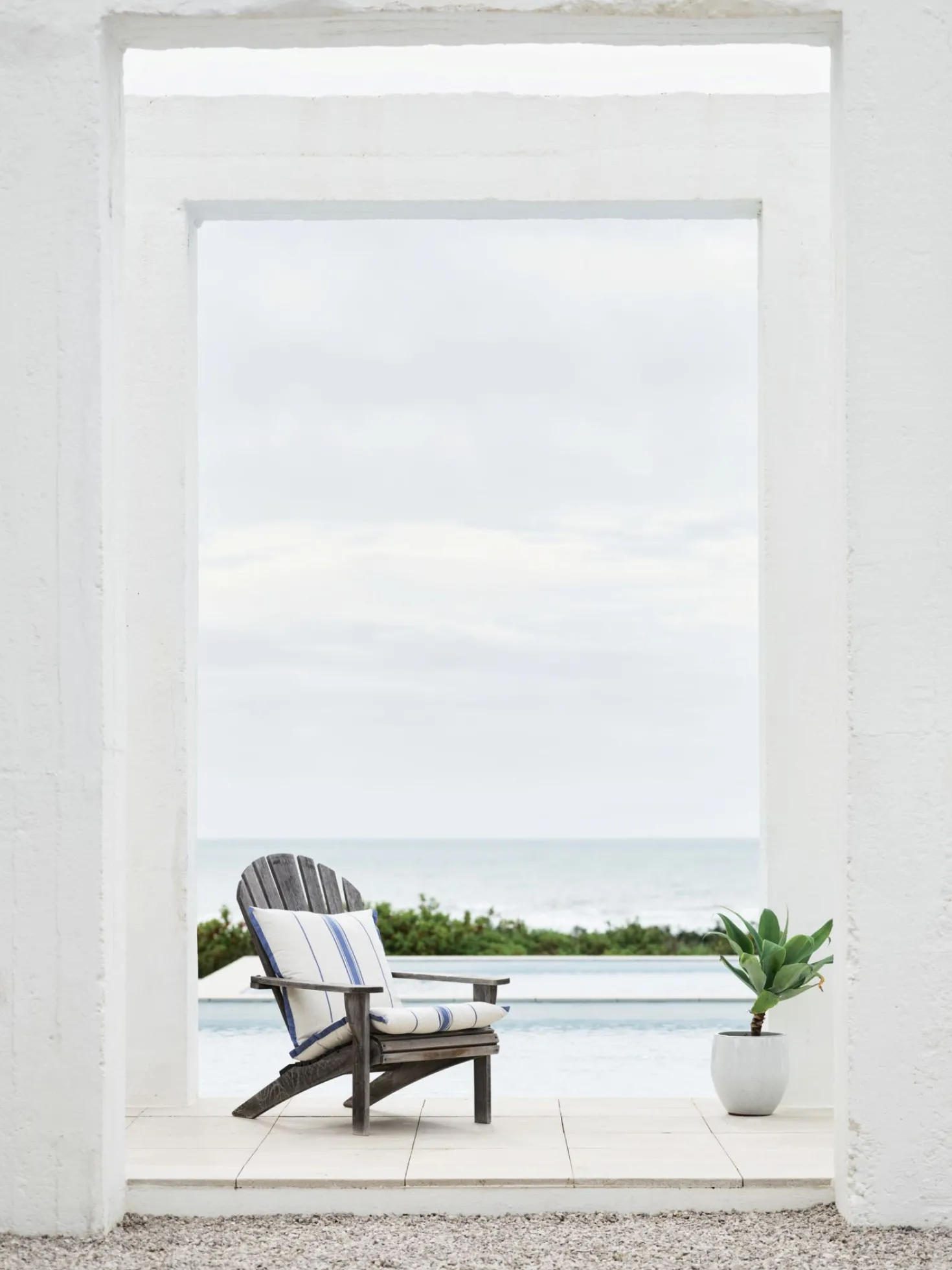 Kruka offwhite - 30x30x30 cm
