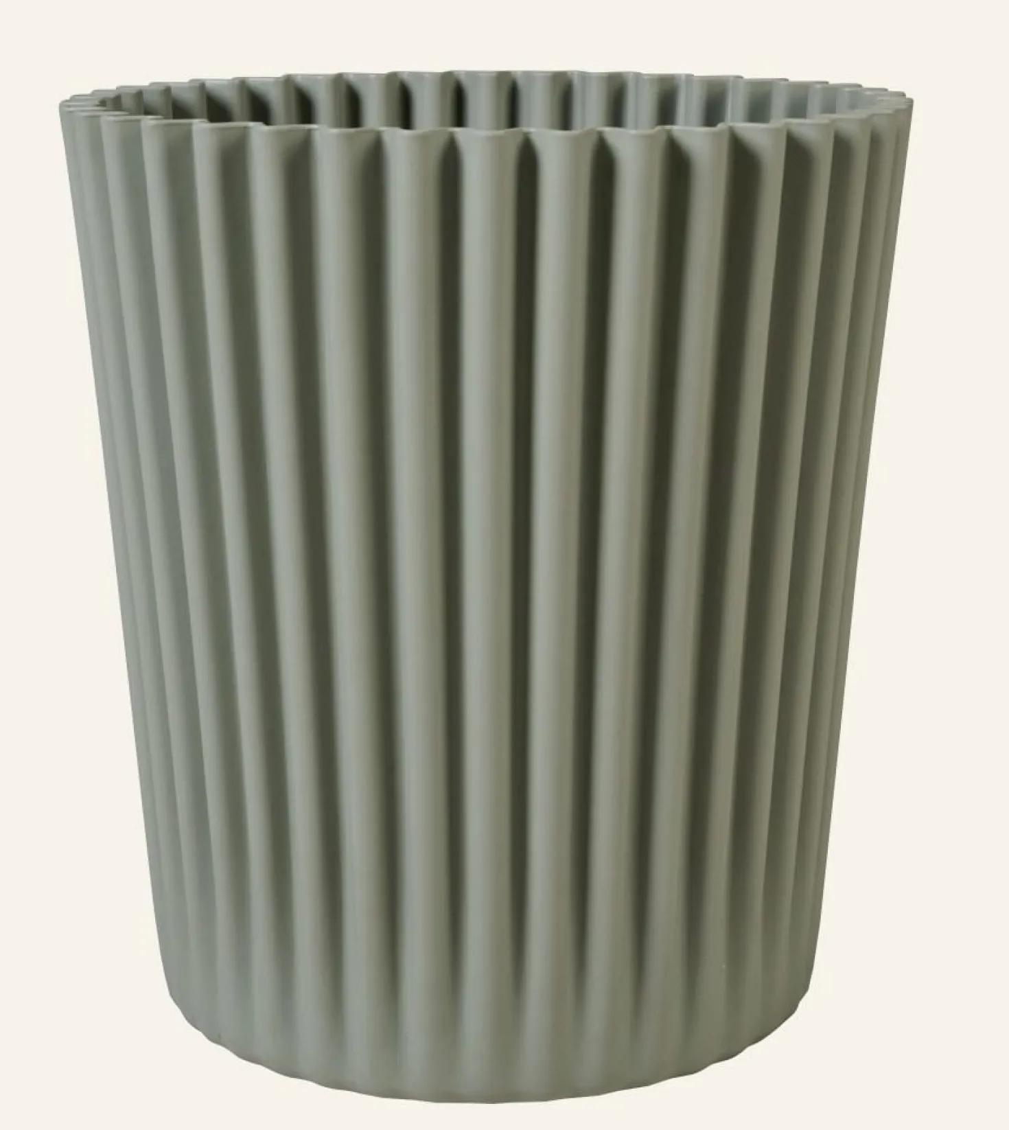Kruka utomhus grågön - 39x39x44 cm