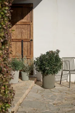 Kruka utomhus taupe - 39x39x44 cm