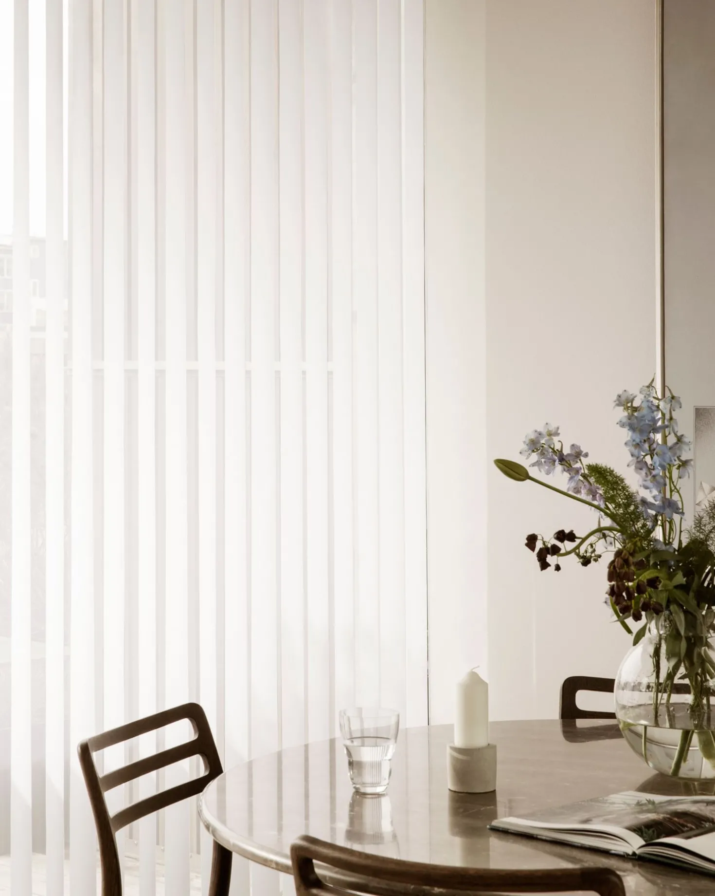 Lameller vit - 8,9x250cm