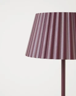 Led bordlampa burgundy - 37,5 cm ø13,5