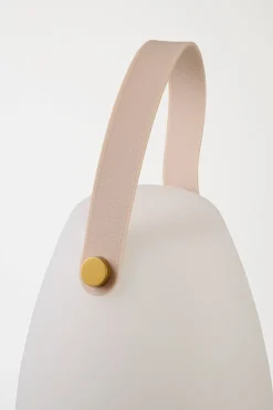 Led bordlampa ljusbeige - 18x18x26 cm