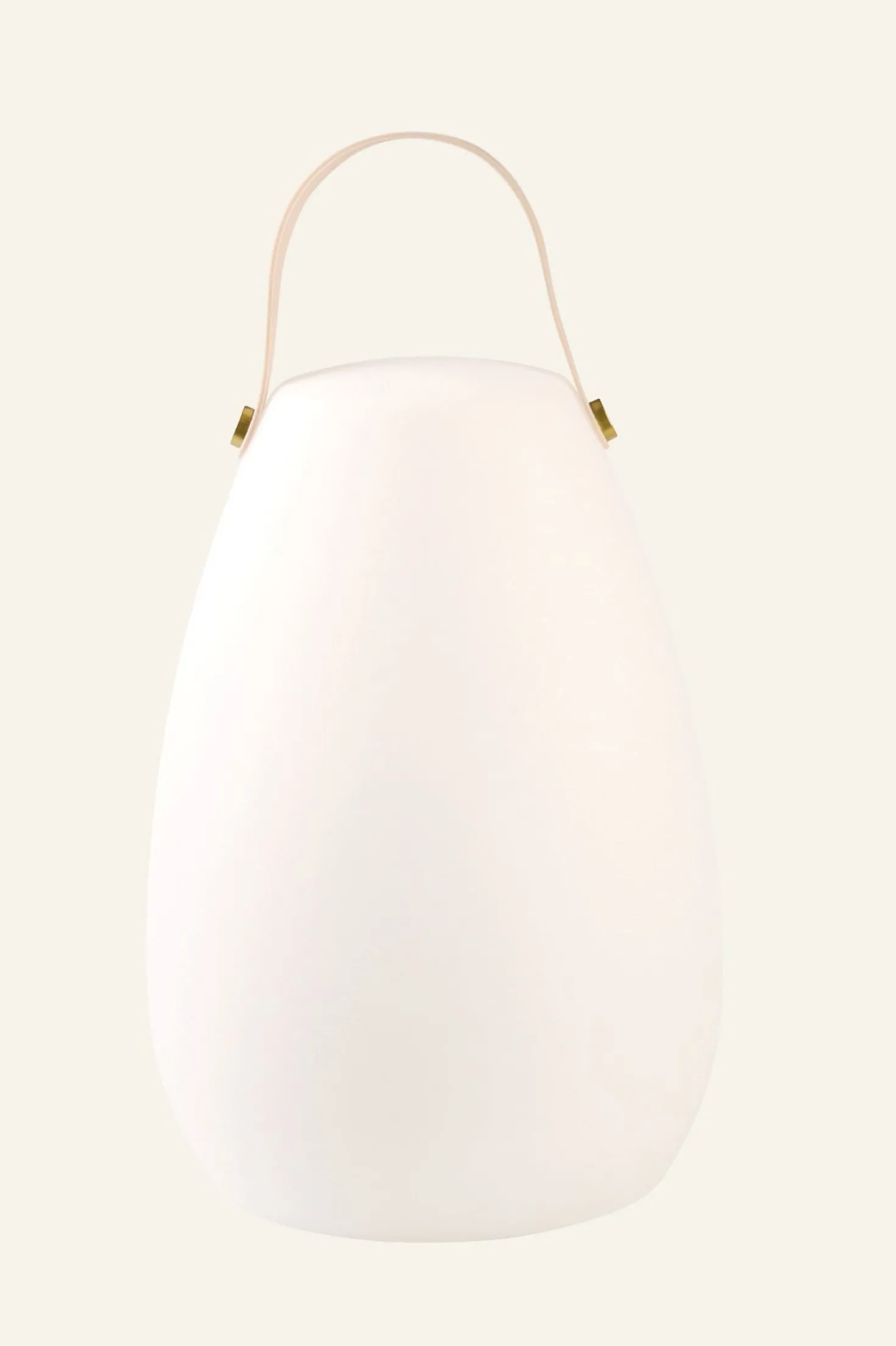 Led bordlampa ljusbeige - 18x18x26 cm