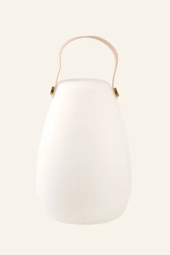 Led bordlampa ljusbeige - 18x18x26 cm