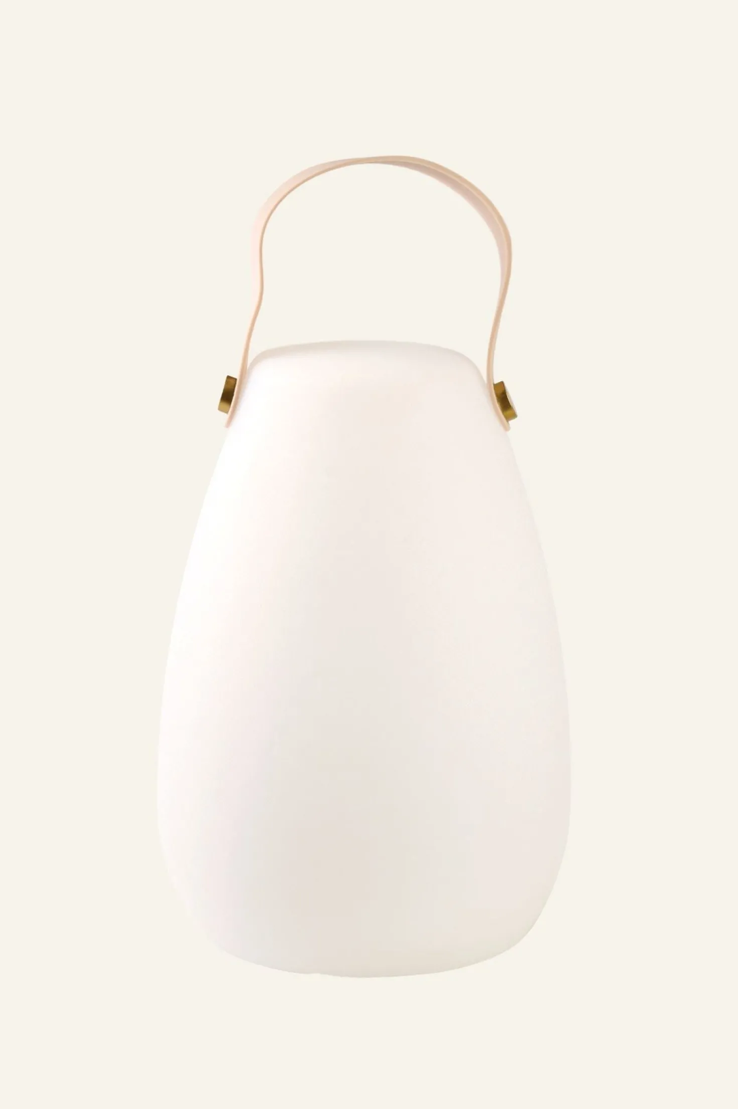Led bordlampa ljusbeige - 18x18x26 cm