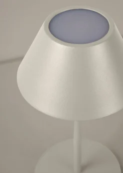 Led bordlampa ljusbeige - 10x10x21 cm