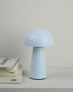 Led bordlampa ljusblå - 21,5 cm ø13,7