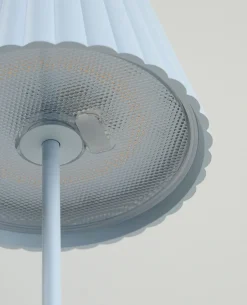 Led bordlampa ljusblå - 37,5 cm ø13,5