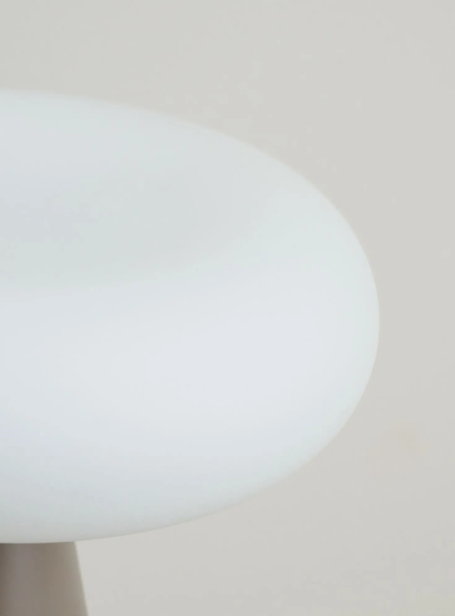 Led bordlampa ljusbrun - ø15,6x20,6 cm