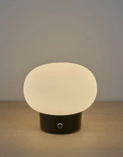 Led bordlampa svart - 12,2 cm ø14