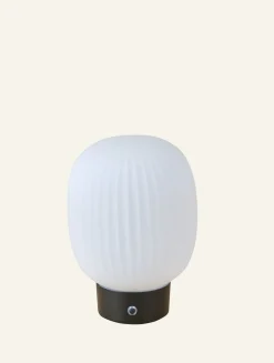 Led bordlampa svart - 20 cm ø14,2