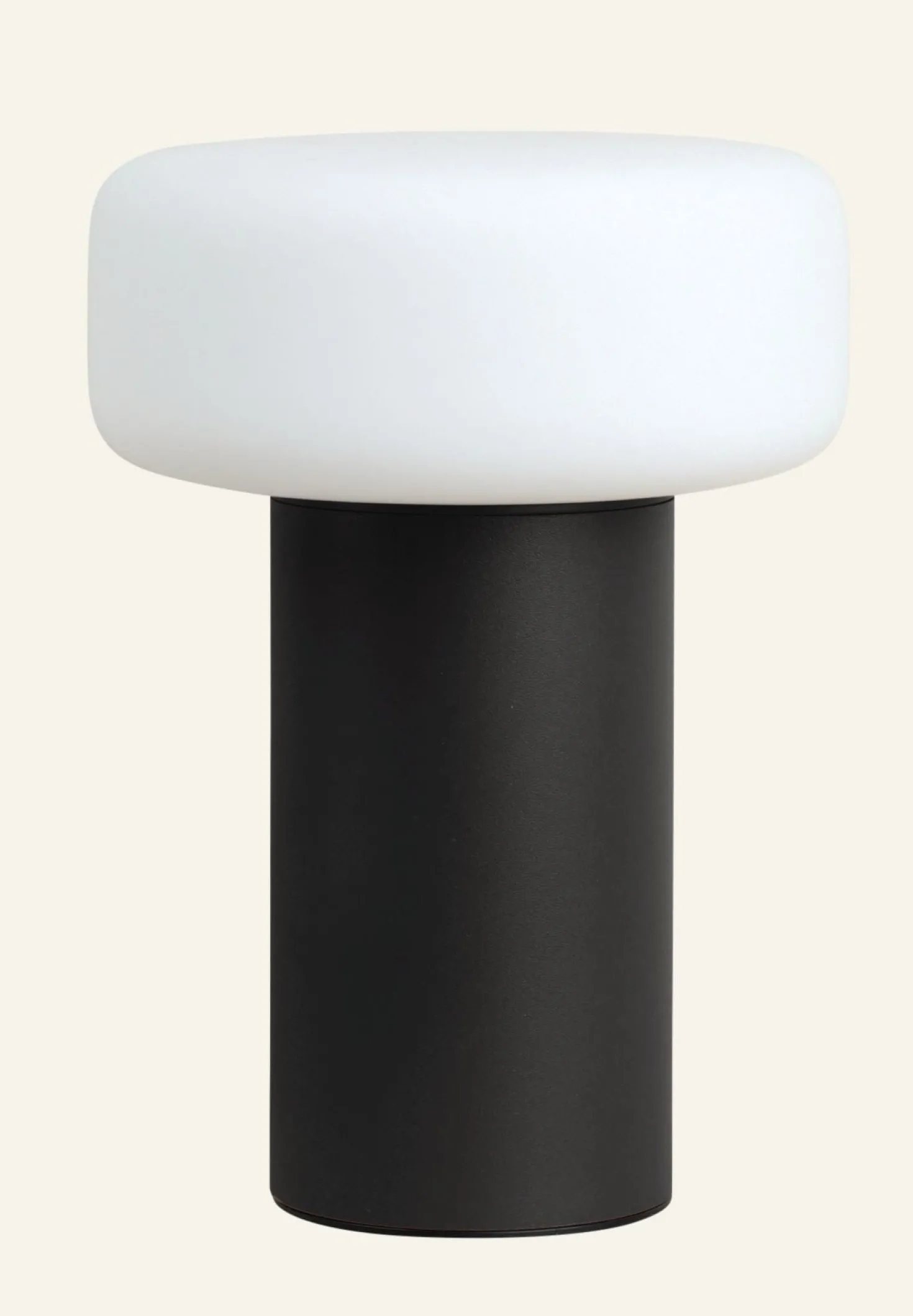 Led bordlampa svart - ø14x11,7 cm