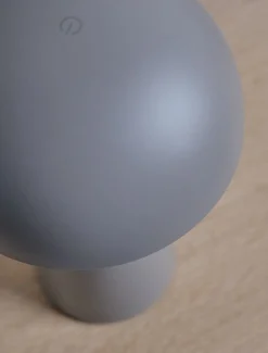 Led bordlampa taupe - 21,5 cm ø13,7
