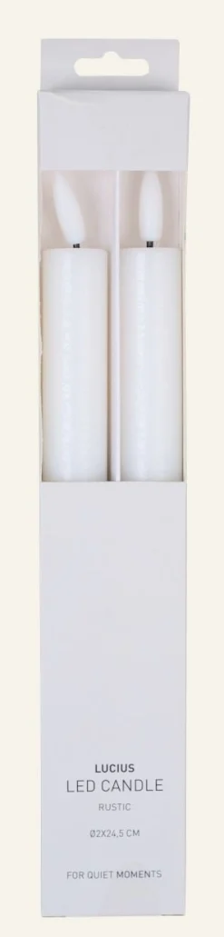 Led kronljus vit - ø2x24,5 cm