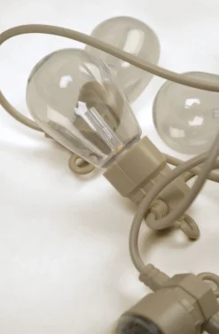 Led-ljusslinga beige - 570 cm