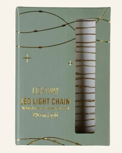 Led-ljusslinga guld - 290 cm