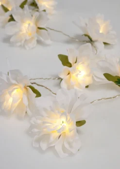 Led-ljusslinga multi/vit - 190 cm