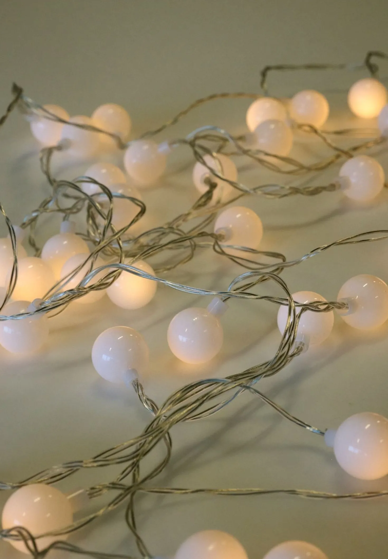 Led-ljusslinga vit - 785 cm
