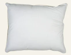 Låg dunkudde vit - 50x60 cm