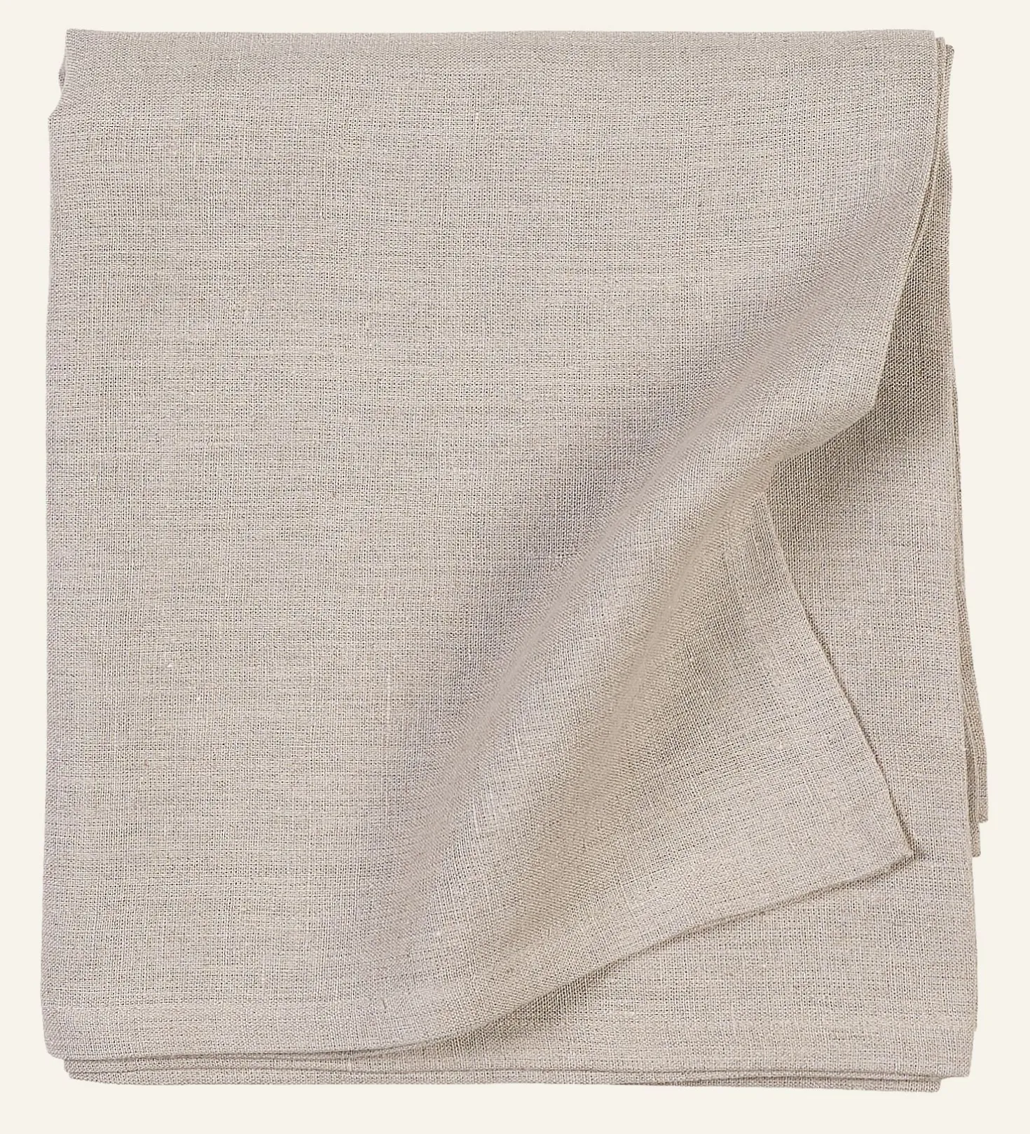 Linneduk natur - 140x350 cm