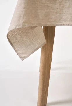 Linneduk natur - 140x250 cm