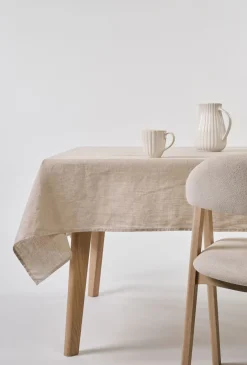 Linneduk natur - 140x250 cm