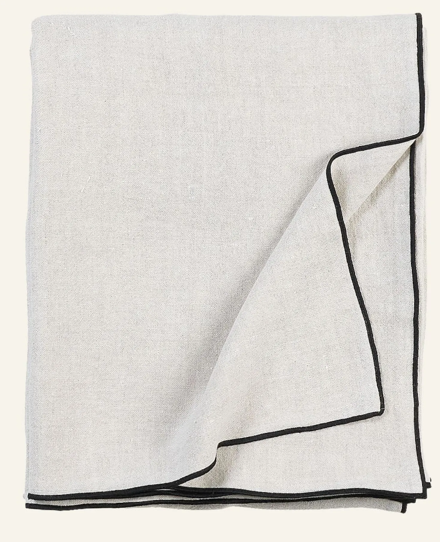 Linneduk natur - 160x350 cm