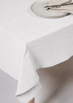 Linneduk vit - 140x250 cm