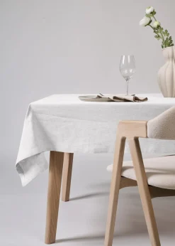 Linneduk vit - 140x250 cm