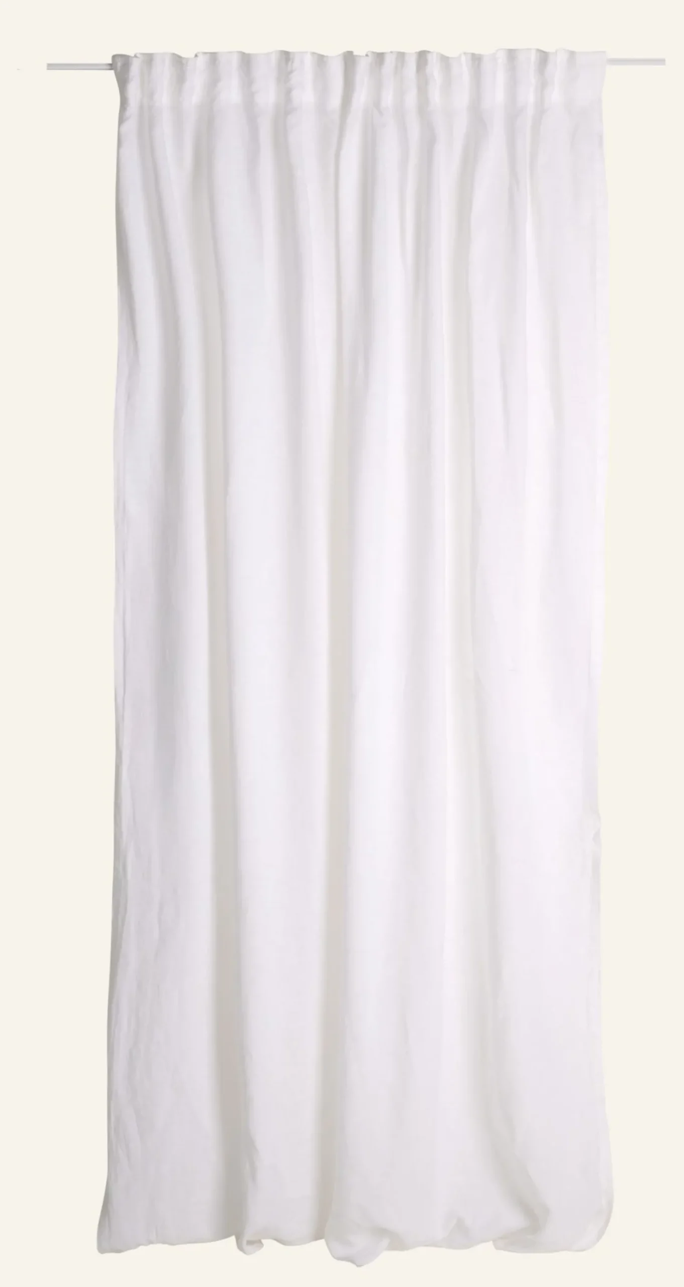 Linnegardin vit - 140x250 cm