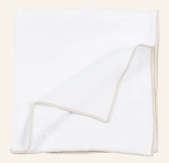 Linneservett  beige - 47x47 cm