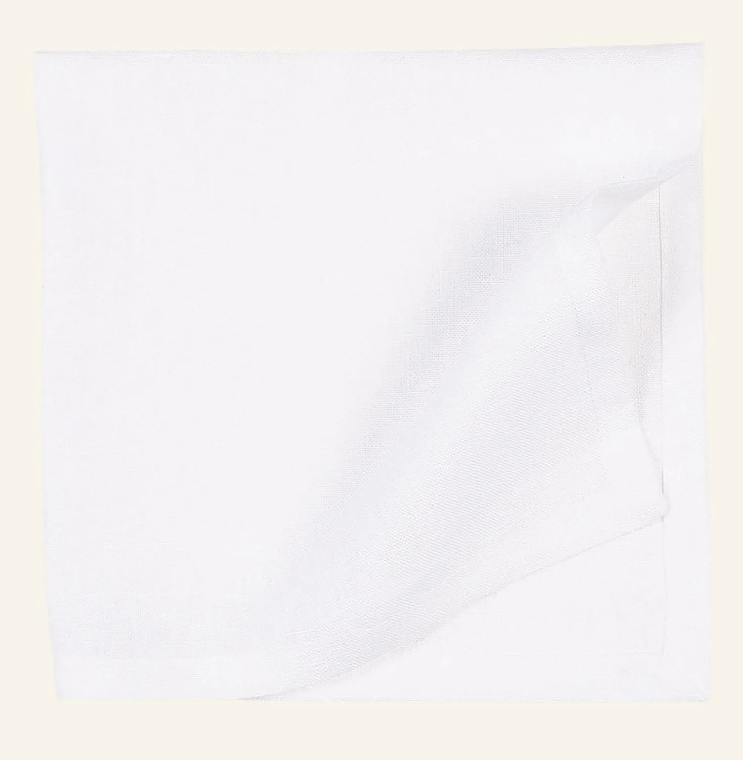 Linneservett vit - 47x47 cm