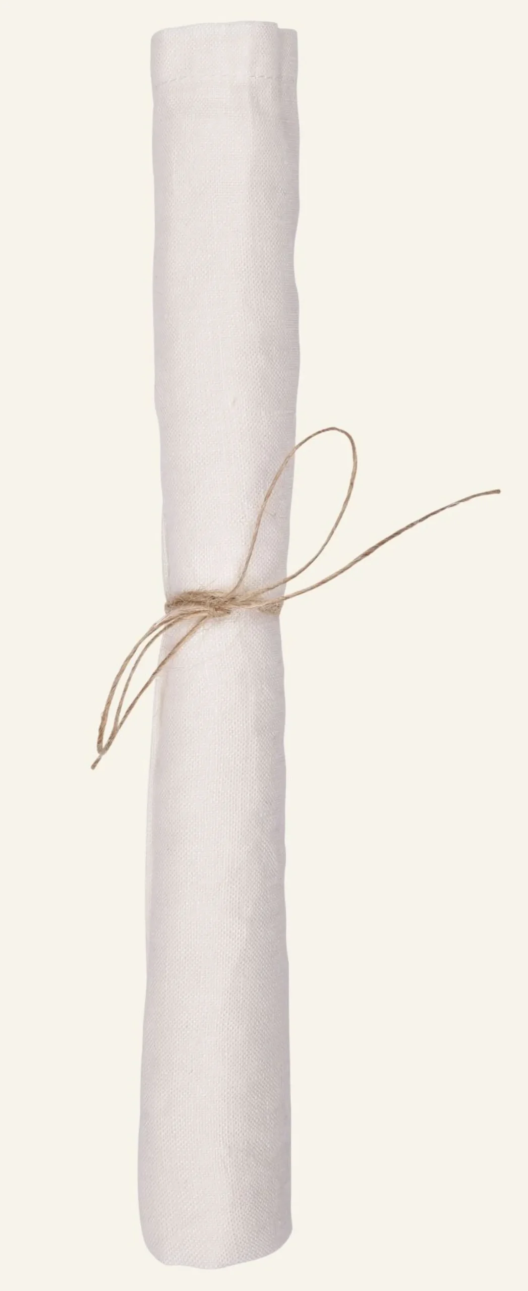 Linneservett vit - 45x45 cm