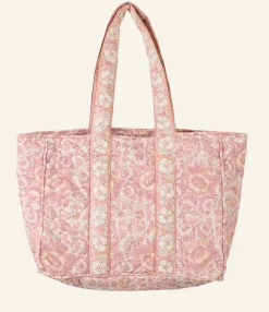 Liten tygväska multi/rosa - 30x40 cm