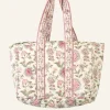 Liten tygväska multi/rosa - 30x40 cm