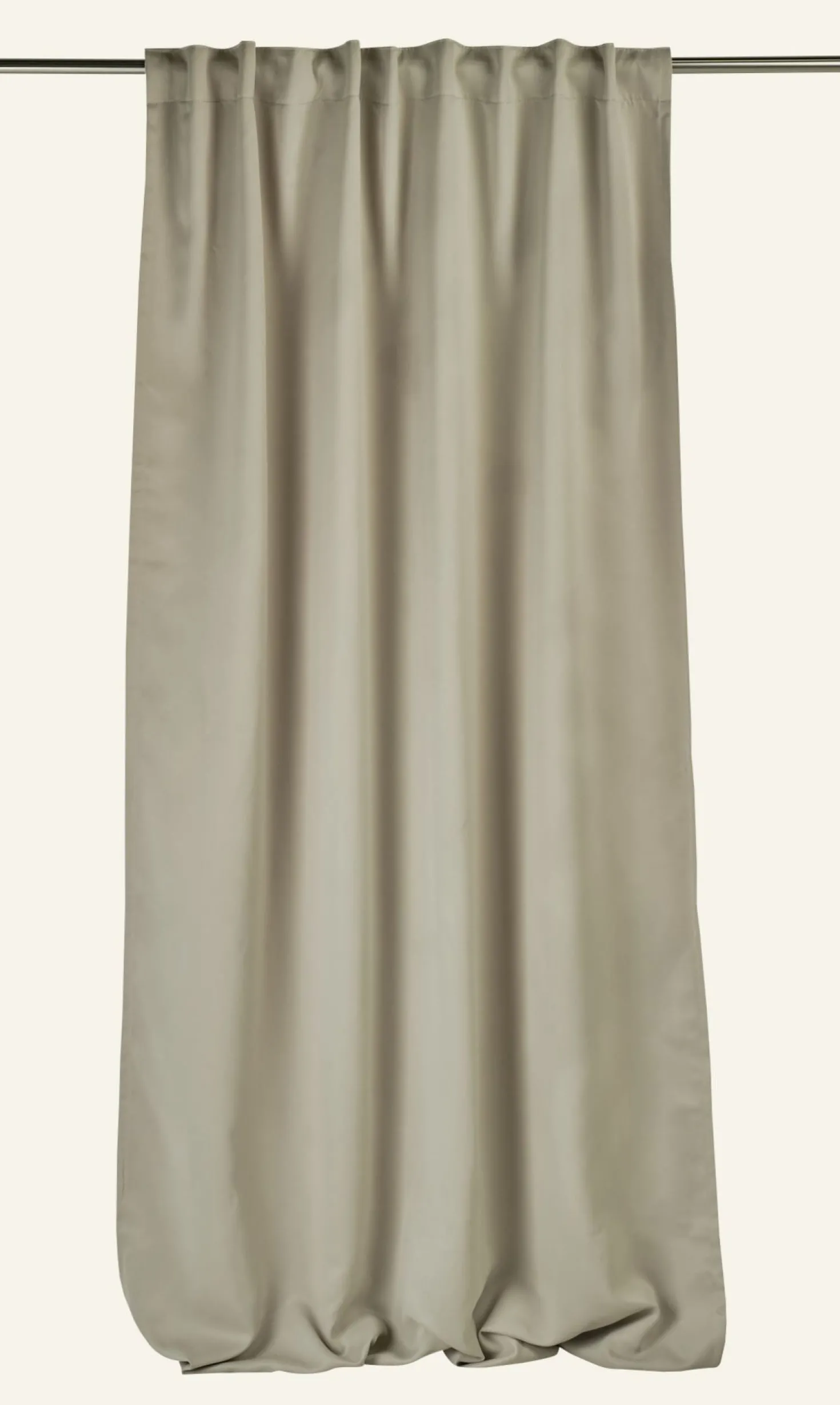 Ljusdämpande gardin beige - 140x240cm 7cm