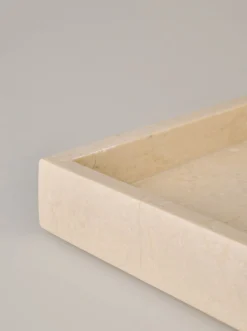 Ljusfat beige - 23x23x3 cm