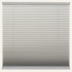 Ljusfiltrerande plisségardin grå - 110x160 cm