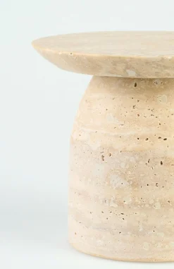 Ljushållare beige - 15x15x15,5 cm