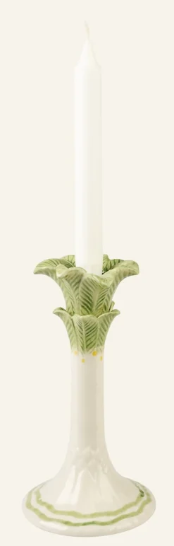 Ljusstake multi/grön - 11,5x11,5x22 cm