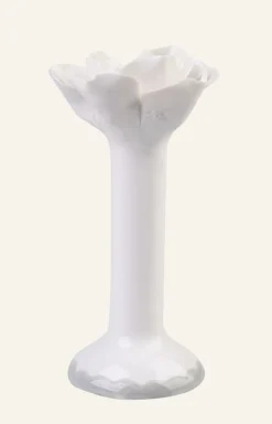 Ljusstake offwhite - 8x8x9,3 cm