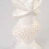 Ljusstake vit - 9x9x20,5 cm